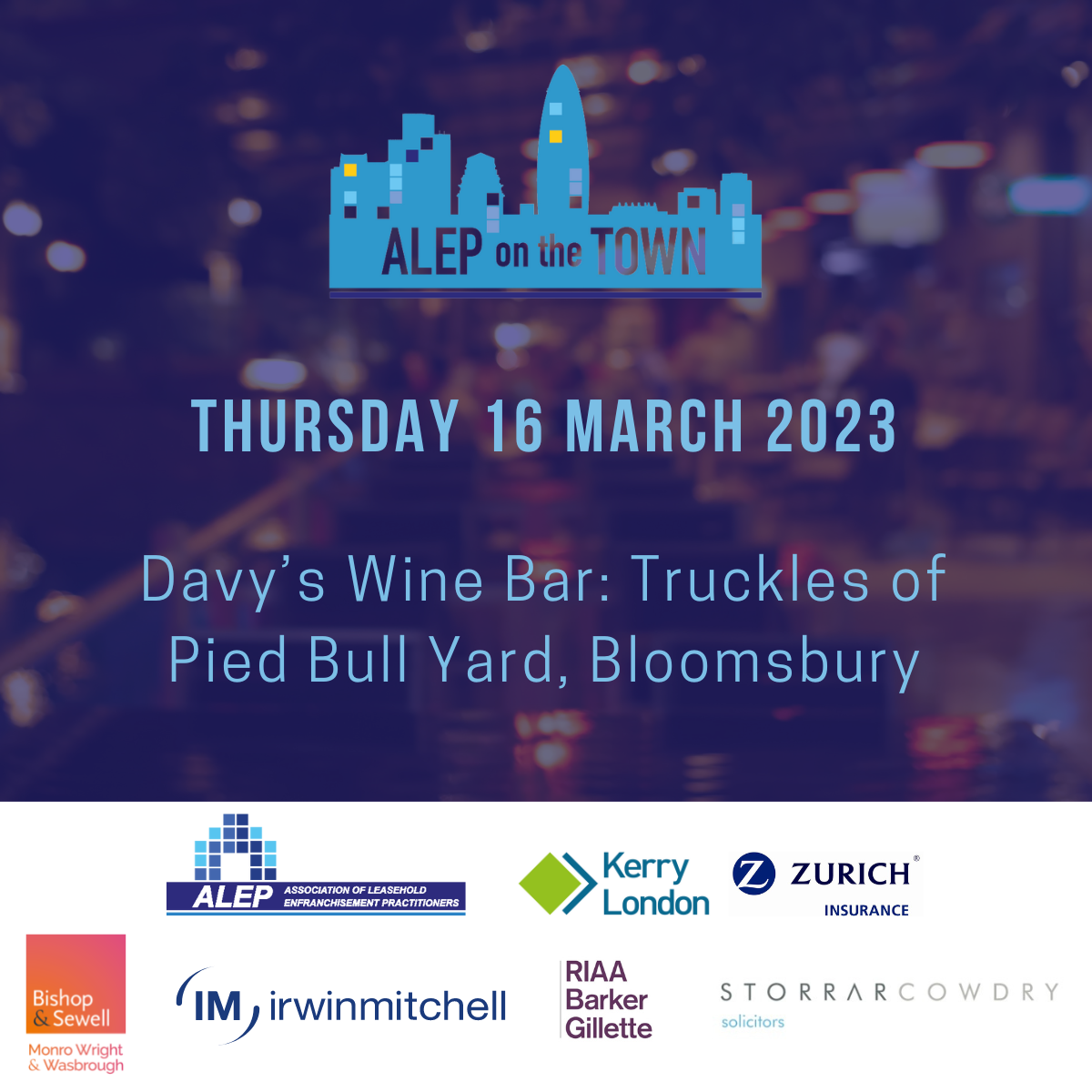 ALEP on the Town | ALEP | Association of Leasehold Enfranchisement ...
